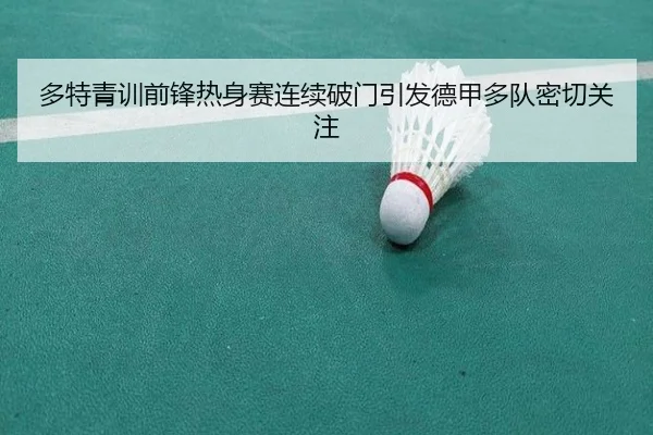 多特青训前锋热身赛连续破门引发德甲多队密切关注